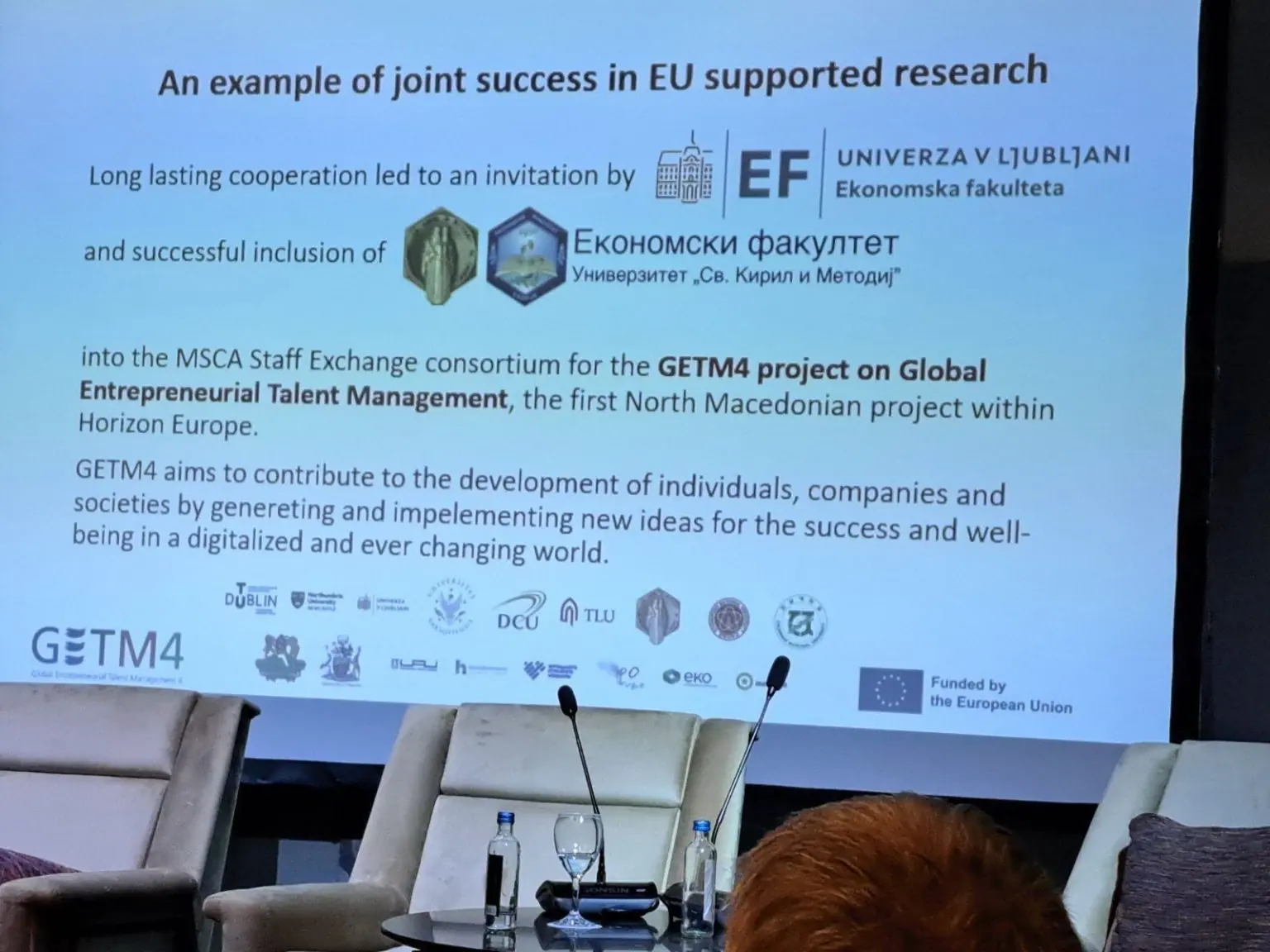 The event marking GETM4 as North Macedonia’s first MSCA Staff Exchanges project.