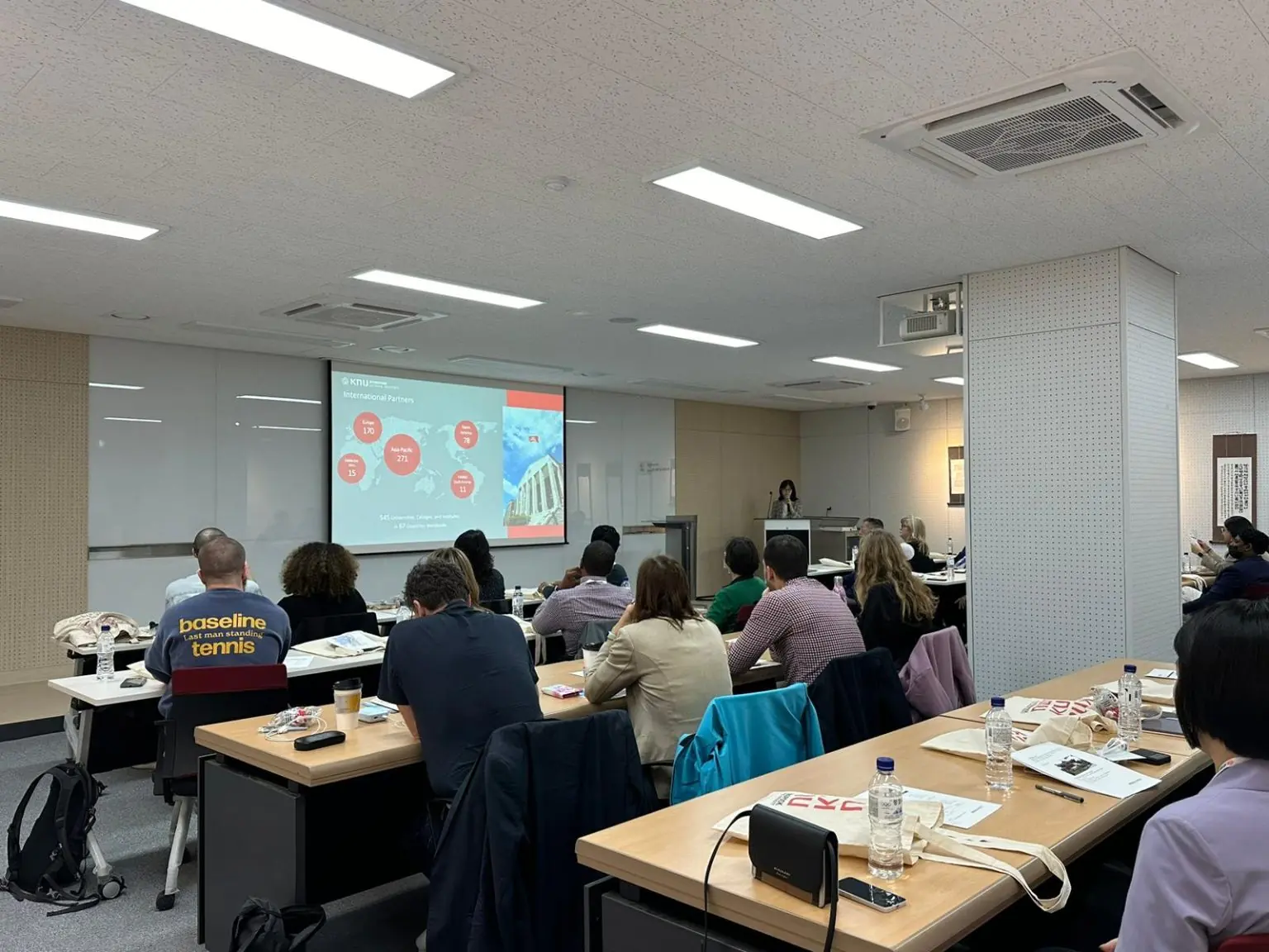 Consortium members at the GETM4 sandpit in South Korea.